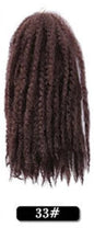 Wholesale 18Inch High Temperature Synthetic Volume Afro Marley Twist Hair Braid Crochet Hair Extensions for Women