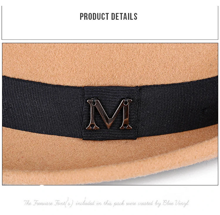 Hommes hiver épais chaud feutre Fedora chapeaux laine Gentleman Jazz casquette homburg mâle classique à bord étroit chapeau haut-de-forme