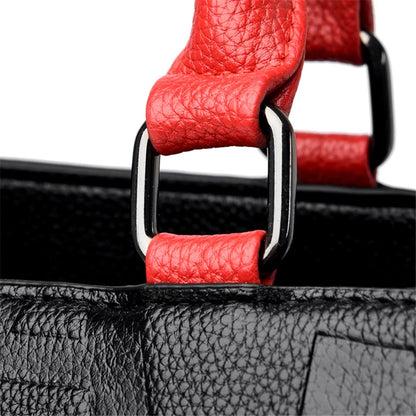 Sacs à main de luxe en cuir pour femmes, fourre-tout de grande capacité, créateur de mode, 2024