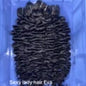 Unprocessed 100% Human Bulk Hair Extension Raw Cambodian Clip Ins Hair Extensions