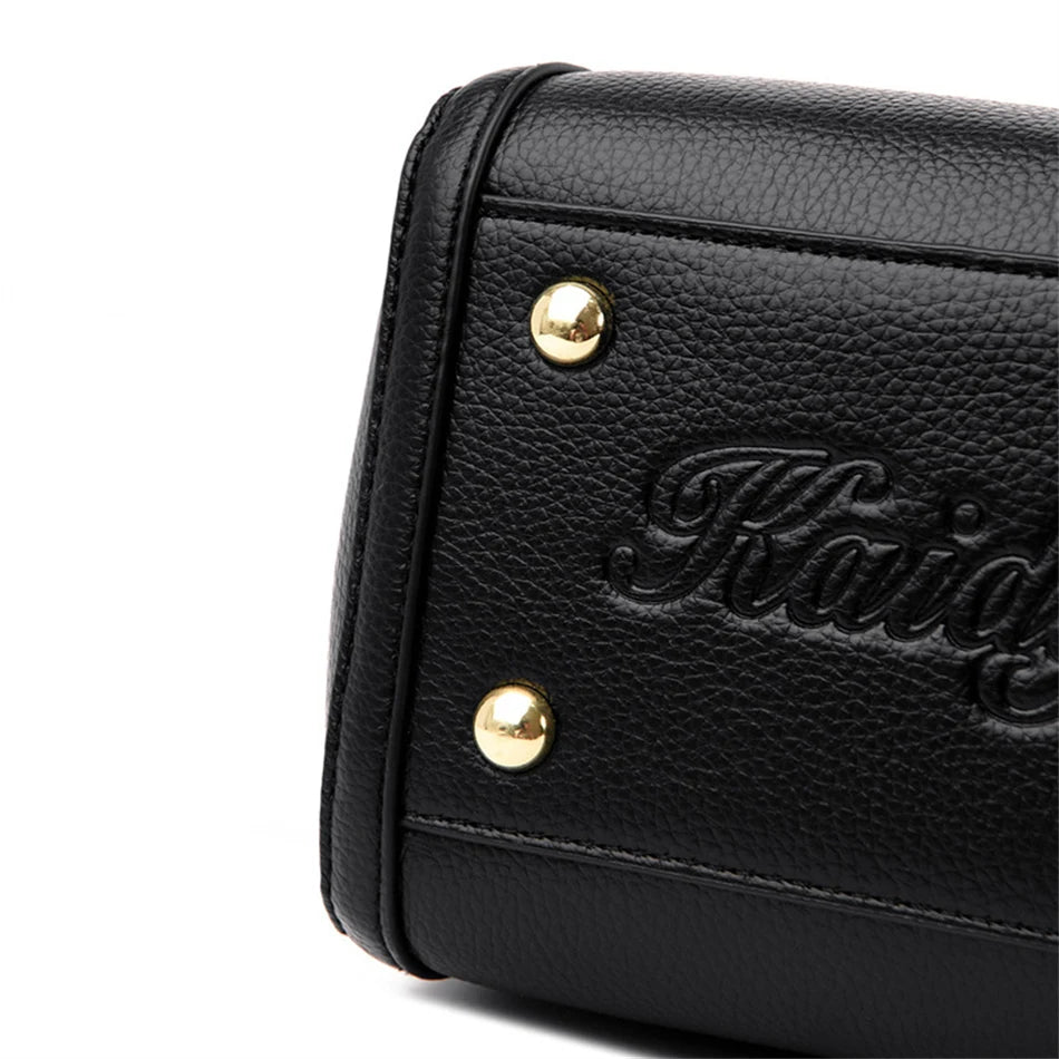 Granded marque en cuir de vachette Sac à main sac à main femmes décontracté bandoulière sacs à bandoulière de luxe dames fourre-tout Boston Sac 2024