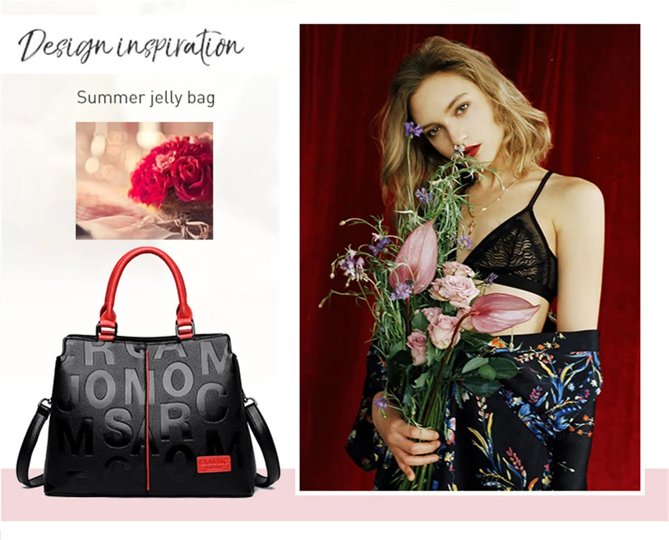 Sacs à main de luxe en cuir pour femmes, fourre-tout de grande capacité, créateur de mode, 2024