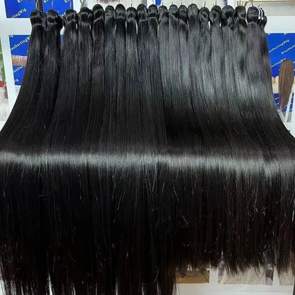 Unprocessed Raw Vietnamese Straight Hair Bundle Extension Raw Natural Hair Vendor Top Style Human Hair