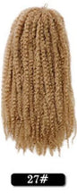 Wholesale 18Inch High Temperature Synthetic Volume Afro Marley Twist Hair Braid Crochet Hair Extensions for Women