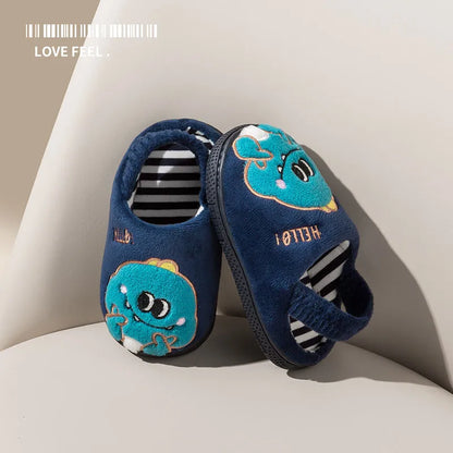 Winter Cartoon Children Shoes Warm Comfortable Children's Shoes Cute Soft Bottom Non-slip Kids Shoes Indoor Cheap Fashion