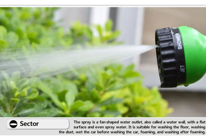 Tuyau d'arrosage tuyau d'eau tuyau magique extensible 7 modèles pistolet à eau Pot de mousse moulinets flexibles tuyau pistolet de lavage de voiture pulvérisateur