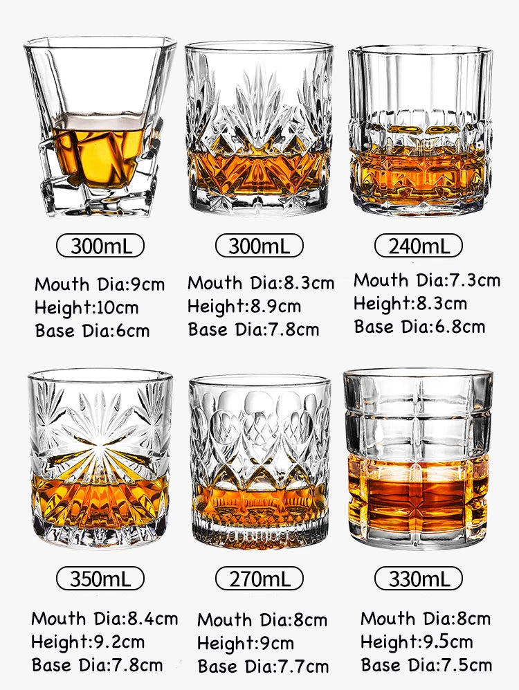 Verres à whisky à la mode, whisky Scotch, Bourbon, cocktails, RUM, verres à whisky durables