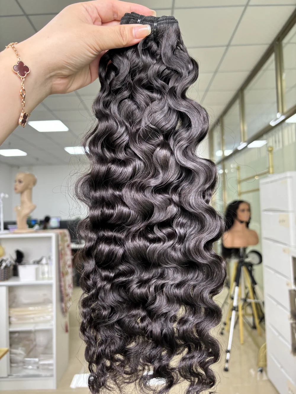 Wholesale Top Quality Cambodian Curly Bundles Virgin Hair Vendor Pure Human Hair Bundle for Black Women