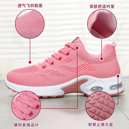 Linoy 2025 new air cushion shoes Korean version fashion trend sports shoes