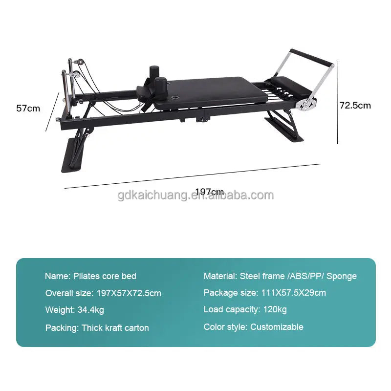 Kids Play Customized Spring Portable Pilates Reformer Home Gym Equipment Reformers Foldable Yoga Exercise Bed Machine