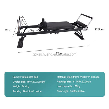 Kids Play Customized Spring Portable Pilates Reformer Home Gym Equipment Reformers Foldable Yoga Exercise Bed Machine