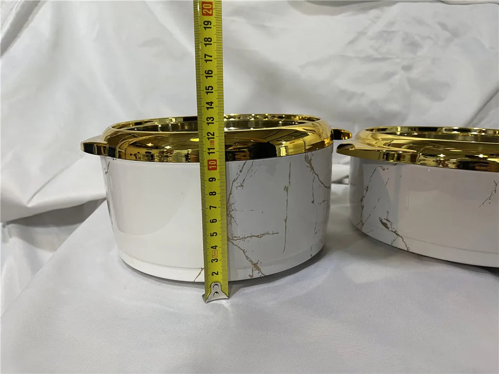 Ensemble de chauffe-plats à isolation thermique, boîte à lunch, événement du Ramadan, mariage, fête de famille, pot chaud, 1.5 L, 2/2 L, 3 pièces