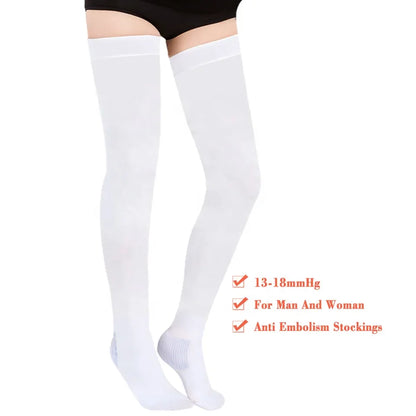 High Quality Anti-embolism Compression Stockings 13-18mmHg for Hospital Clinical  Use