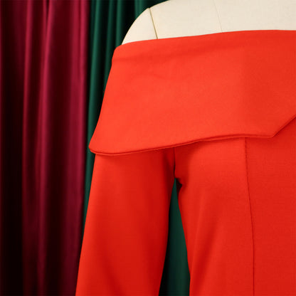 BS - Ensemble à manches longues et col slash pour femme, jupes longues plissées dégradées, ensemble de rue, tenues d'avocat africain, 2 pièces