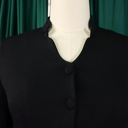 BS -  ensemble élégant  femme manches évasées bouton Blazer chemise + pantalon Long plissé costume Streetwear deux 2 pièces ensemble afrique OL tenues