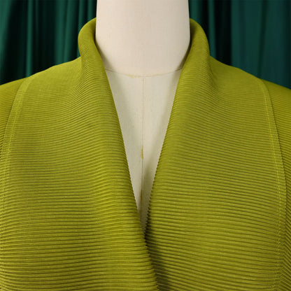 CM.YAYA – ensemble dégradé pour femmes, chemisier à manches longues avec ceinture, chemise et jupes longues plissées, costume de rue, ensemble deux pièces, survêtement