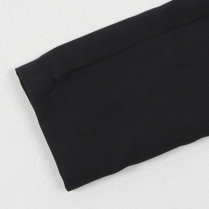 Blazer long à manches longues pour femmes, manteau et robe longue trempée, streetwear de printemps, tenues de travail de l'avocat africain, ensemble de 2 pièces, 2025