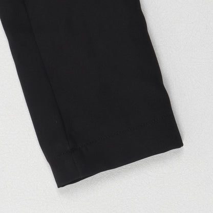 CM.YAYA-Robe longue crantée à manches longues pour femmes, robe de soirée élégante, robe de rue, double boutonnage, sexy, mode, avocat, travail, nuit, printemps