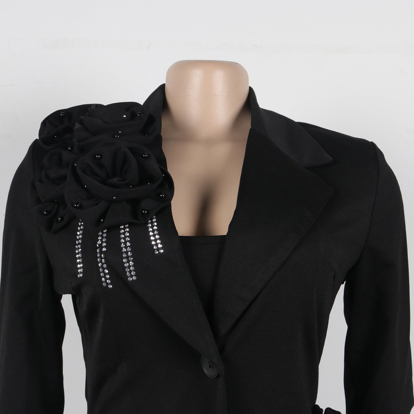 Blazer long à manches longues pour femmes, manteau et robe longue trempée, streetwear de printemps, tenues de travail de l'avocat africain, ensemble de 2 pièces, 2025