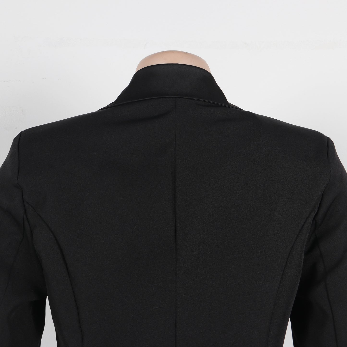 CM.YAYA-Robe longue crantée à manches longues pour femmes, robe de soirée élégante, robe de rue, double boutonnage, sexy, mode, avocat, travail, nuit, printemps