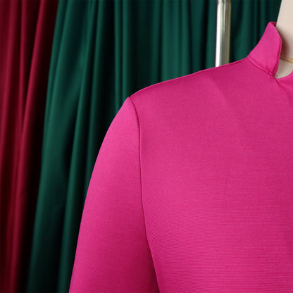 BS -  ensemble élégant  femme manches évasées bouton Blazer chemise + pantalon Long plissé costume Streetwear deux 2 pièces ensemble afrique OL tenues