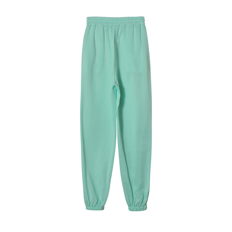 Vêtements tendance pour femmes, ensemble deux pièces décontracté de sport à manches longues et taille trempée