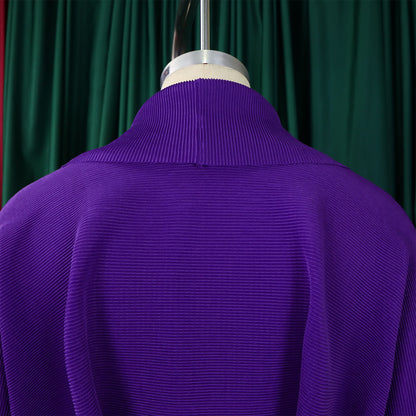 CM.YAYA – ensemble dégradé pour femmes, chemisier à manches longues avec ceinture, chemise et jupes longues plissées, costume de rue, ensemble deux pièces, survêtement