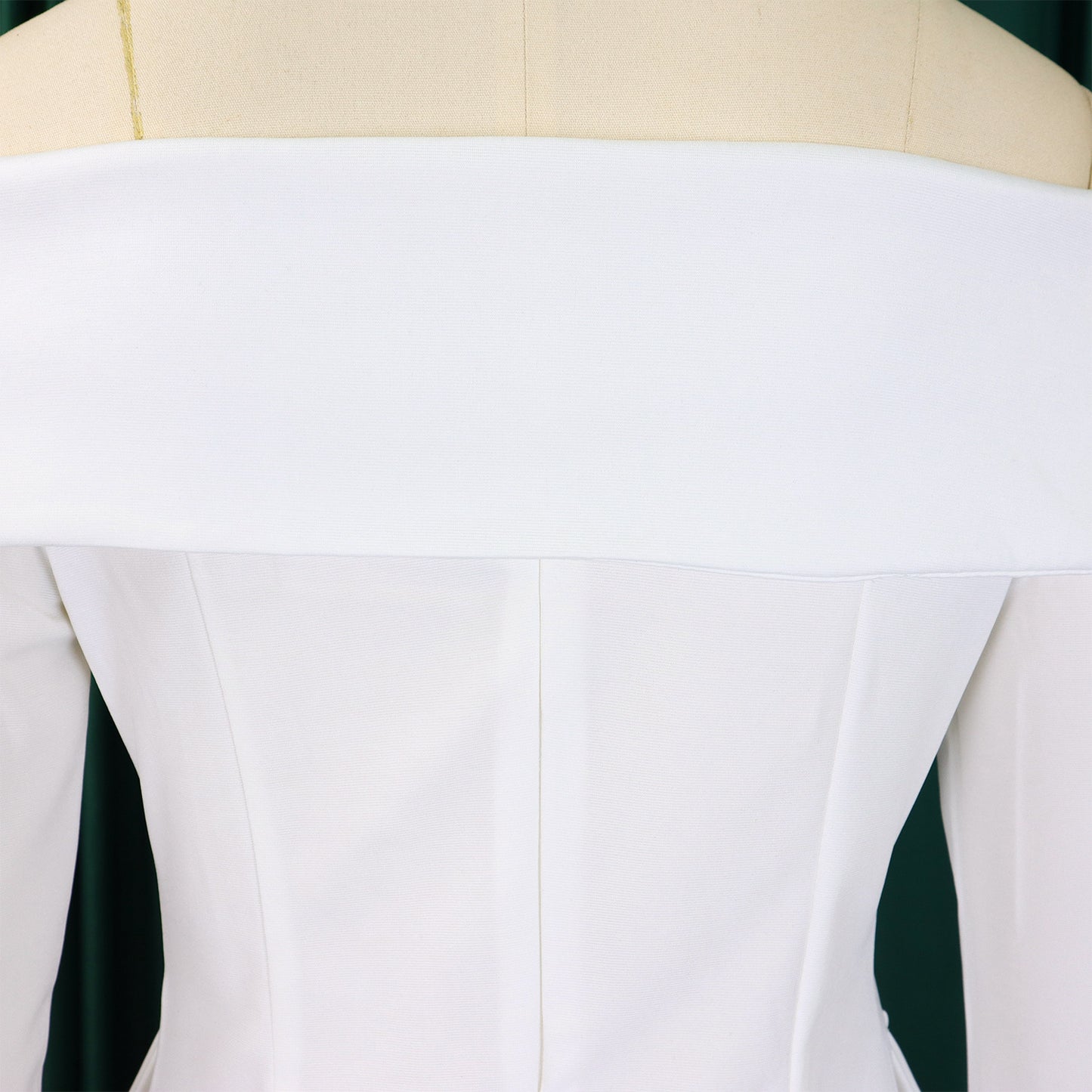 BS - Ensemble à manches longues et col slash pour femme, jupes longues plissées dégradées, ensemble de rue, tenues d'avocat africain, 2 pièces