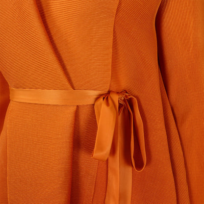 CM.YAYA – ensemble dégradé pour femmes, chemisier à manches longues avec ceinture, chemise et jupes longues plissées, costume de rue, ensemble deux pièces, survêtement