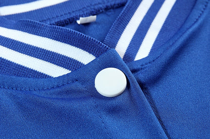 Veste cousue pour femmes, costume deux pièces de sport de Baseball à simple boutonnage, 2025