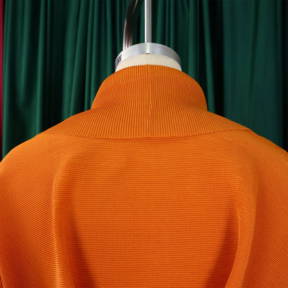 CM.YAYA – ensemble dégradé pour femmes, chemisier à manches longues avec ceinture, chemise et jupes longues plissées, costume de rue, ensemble deux pièces, survêtement