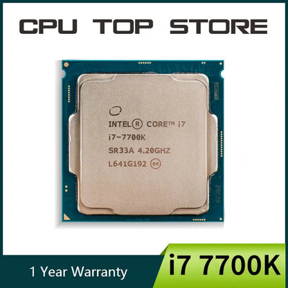 Processeur Intel Core i7 7700K 4.2GHz Quad-Core huit threads 8M 91W LGA 1151