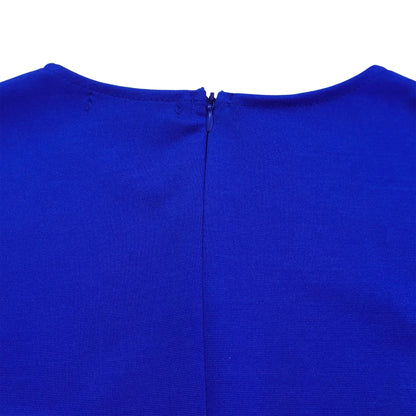 Robe Africaine Élégante à Manches 2025 et Col Rond pour Femme Tenue de Bureau à la Mode, Vêtements Africains, Été, 3/4