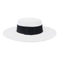 Chapeau français en feutre pour femme, grand bord large, Fedora, Derby en laine d'hiver, chapeaux de mariage et de jazz, dessus plat, 10cm
