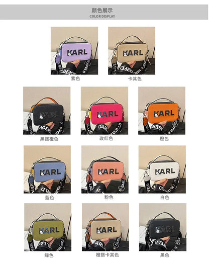 ‌ Sac messager tendance pour femmes, sac à bandoulière Simple, Texture haute sensibilité, Niche polyvalente pour appareil photo, 2025