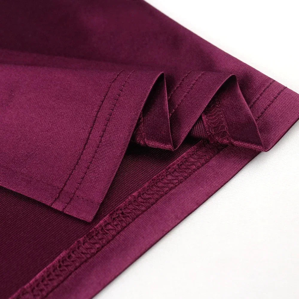 Robes bordeaux grande taille 4XL, Sexy, moulante, longue fente de bal, soirée, fête d'anniversaire, tenues de Cocktail pour dames, printemps été 2024