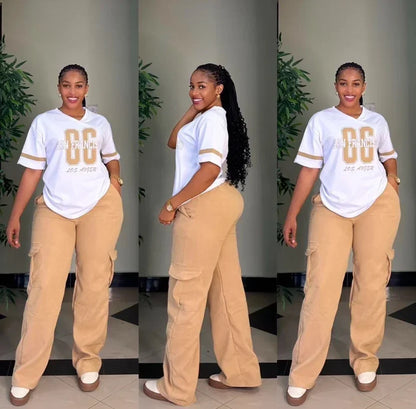 2 pièces femmes ensembles Dashiki africain nouveauté été printemps correspondant ensembles deux pièces ensembles haut pantalon costumes tenues vêtements 2025