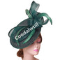 Fascinateur de cheveux verts pour femme, casquette de pilulier, événement formel, pièce de sauna Derby, élégant, mariage, Gatineau, inery, mode chapeau