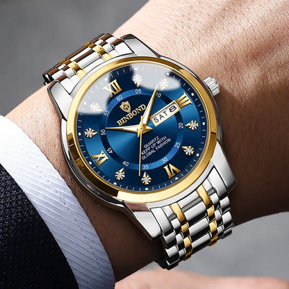 Montre automatique de luxe pour homme d'affaires, étanche, à quartz, à la mode, nouvelle collection 2024