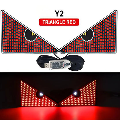 Écran d'affichage de panneau de pixels matriciel LED pour camion, Flexible, rvb, USB, 5V, motif de voiture, Graffiti, texte, projecteur, boutique d'animation, barre de rappel