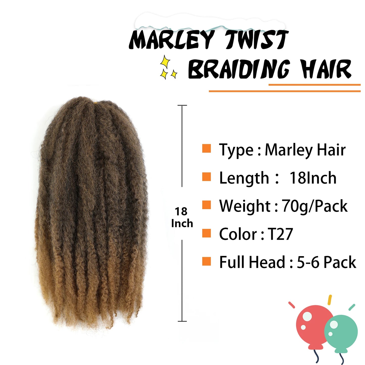 Karida Marley torsion tressage cheveux Crochet synthétique élastique Afro torsion Crochet cheveux Kanekalon Fiber pour tressage Extensions de cheveux