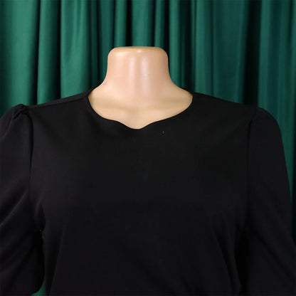 FairyShely-Robe longue à manches courtes pour femmes, grande taille, col rond, grandes robes pour dames, robe de soirée serrée, robe curvy, monochromatique, été, 2025