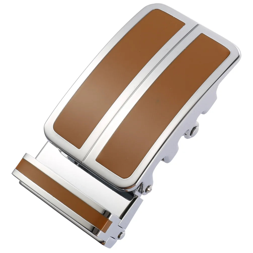 Ceinture en alliage métallique pour hommes, 3.5cm, boucle automatique à dégagement rapide, Clip de ceinture d'affaires, sans trous, boucle de ceinture en cuir bleu rouge