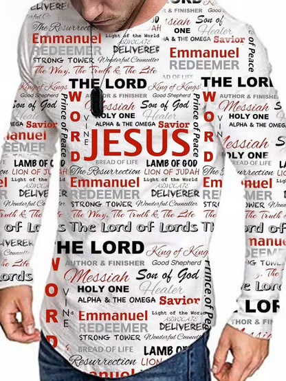 T-shirt à manches longues à col rond pour hommes, t-shirts graphiques à impression de lettres, vêtements de rue décontractés, t-shirts de médicaments, mode, Y2K