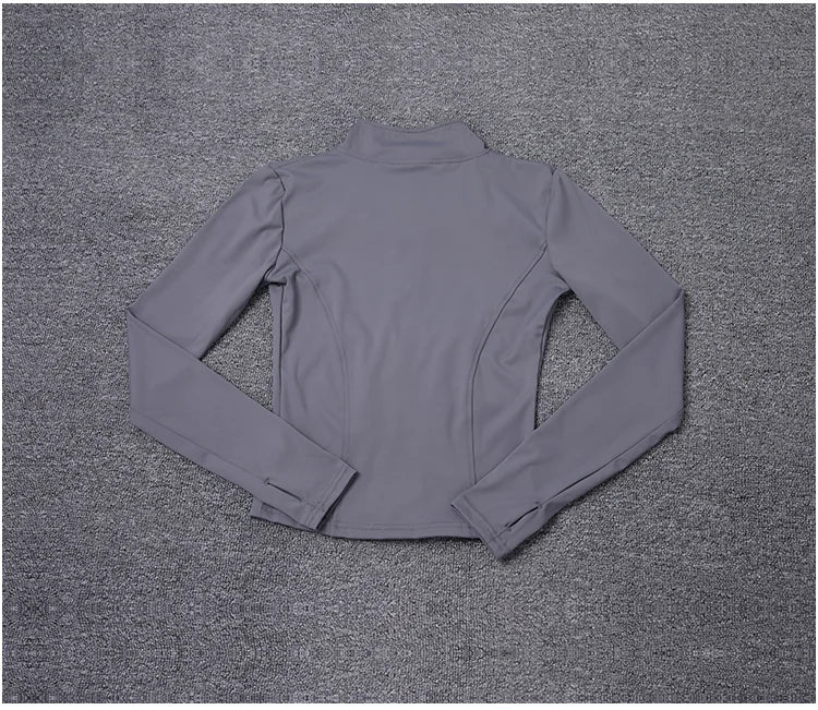 Veste de Sport pour femmes, chemise à manches longues, manteau d'entraînement, vêtements d'entraînement, de Yoga