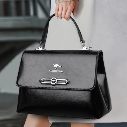 Sac à main rétro tendance pour femmes, portefeuille en cuir souple de haute qualité, petit sac carré, sacs à bandoulière de luxe célèbres