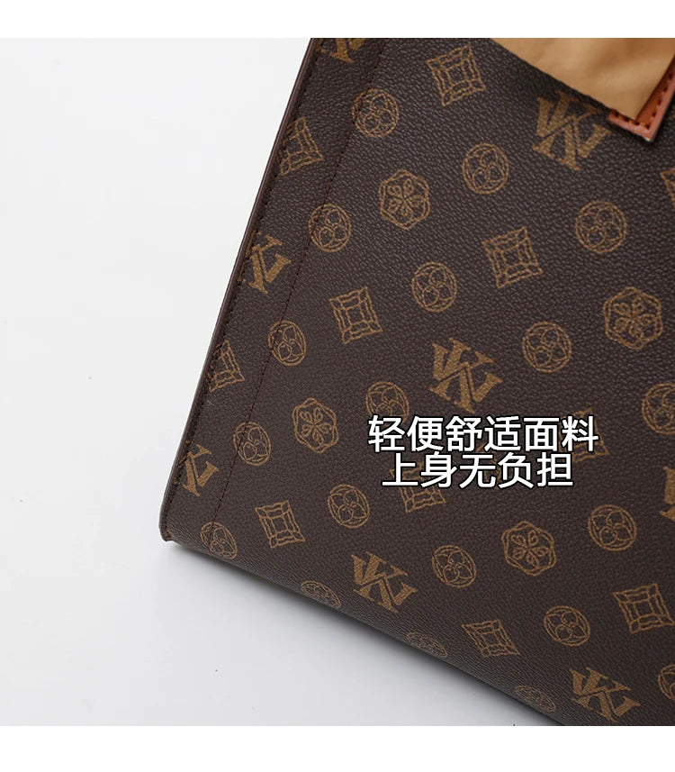 Sac fourre-tout d'affaires haut de gamme – Shopper professionnel pour femmes avec section technique dédiée et fonction de blocage RFID