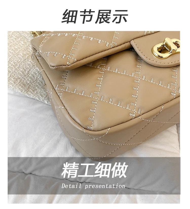 Sac à bandoulière carré Unique pour femmes, sacoche rétro minimaliste en cuir texturé, sac à main de luxe pour les déplacements et la soirée