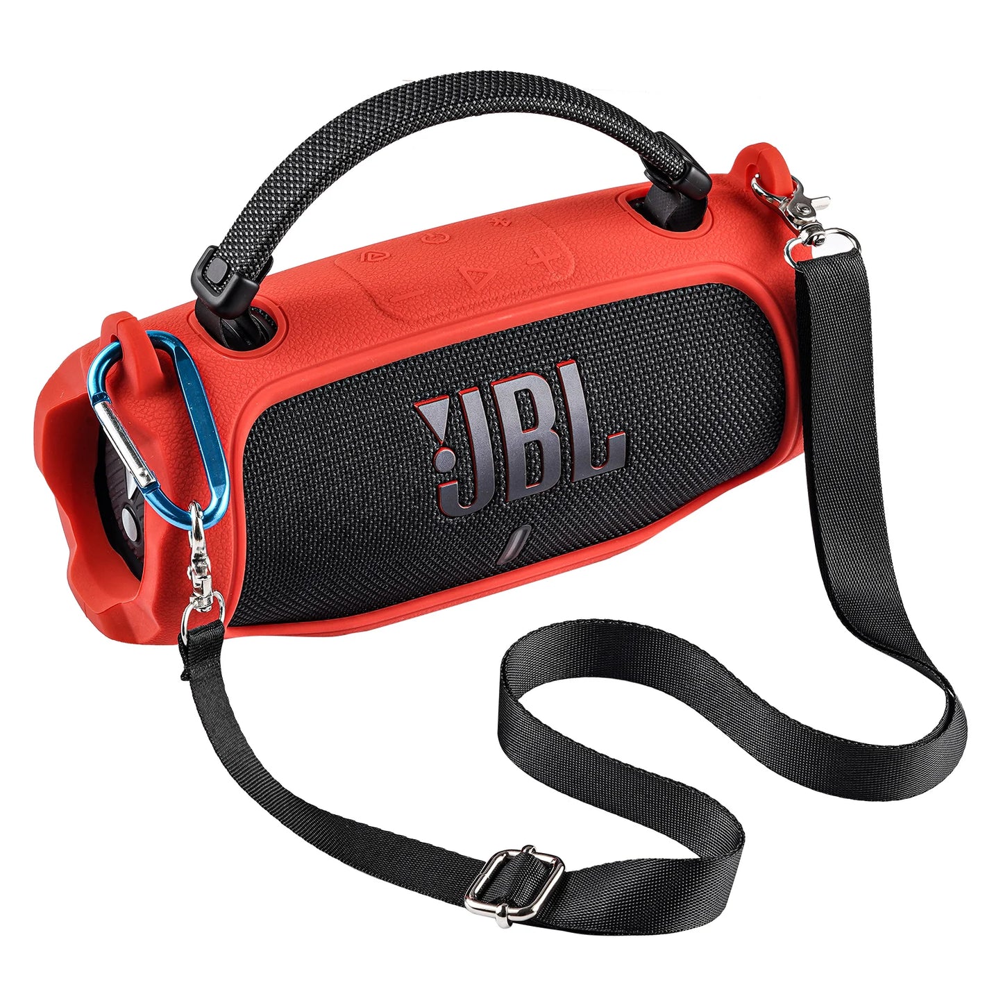 Étui de transport en Silicone pour haut-parleur Bluetooth Portable, housse de protection souple avec bandoulière pour haut-parleur JBL Charge 6
