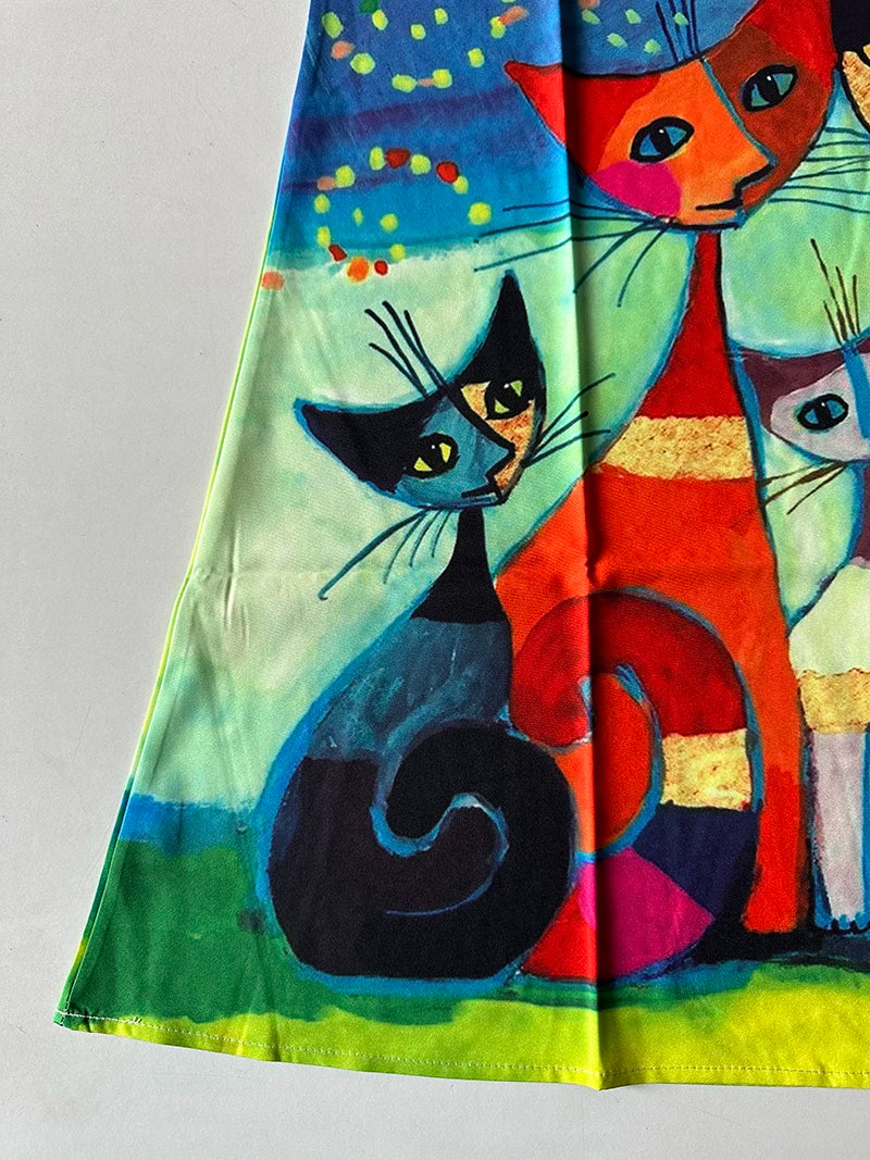 Robe transfrontalière européenne et américaine pour femmes, col en V, fibre sexy, imprimé, grand ourlet, commerce extérieur, nouveau, 2024